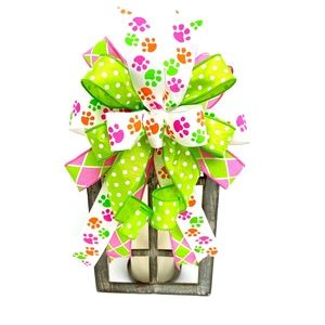 ** Sold Out** Colorful Animal Print Bow